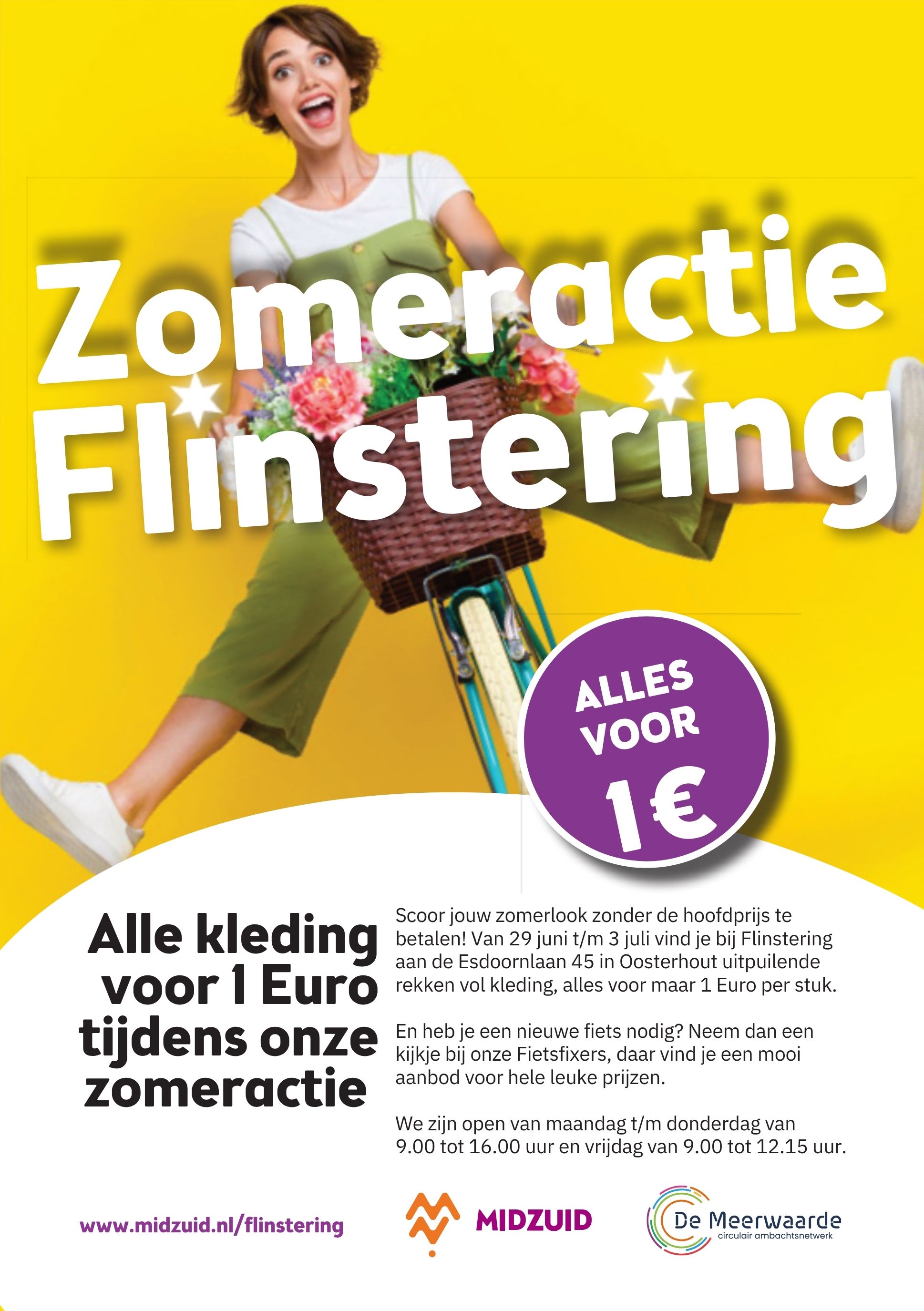 A5 flyer Actieweek Flinstering 2