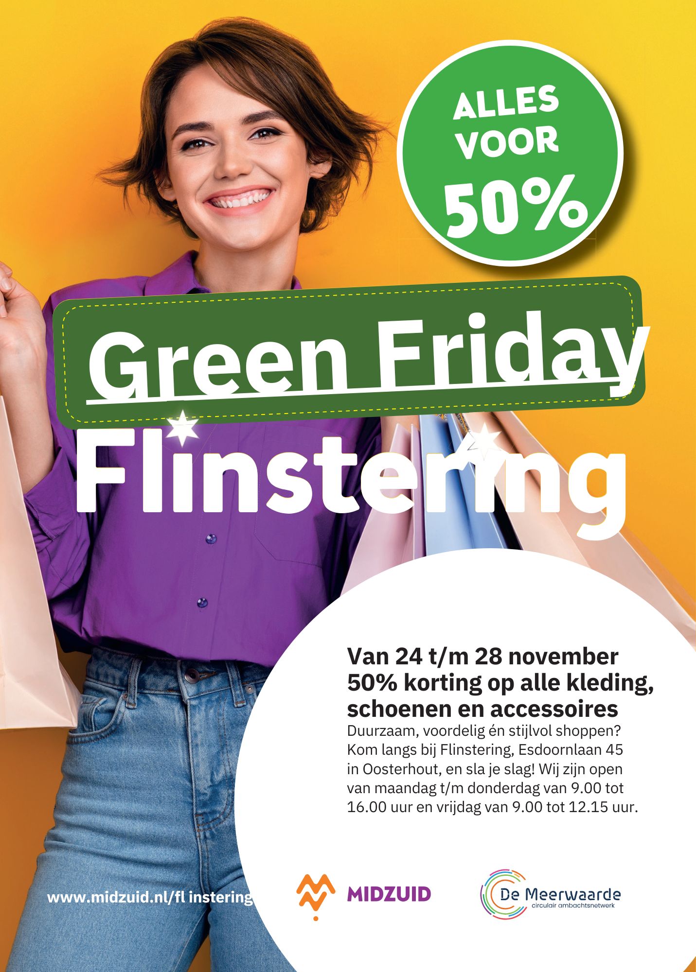 A5 flyer Black Friday Flinstering