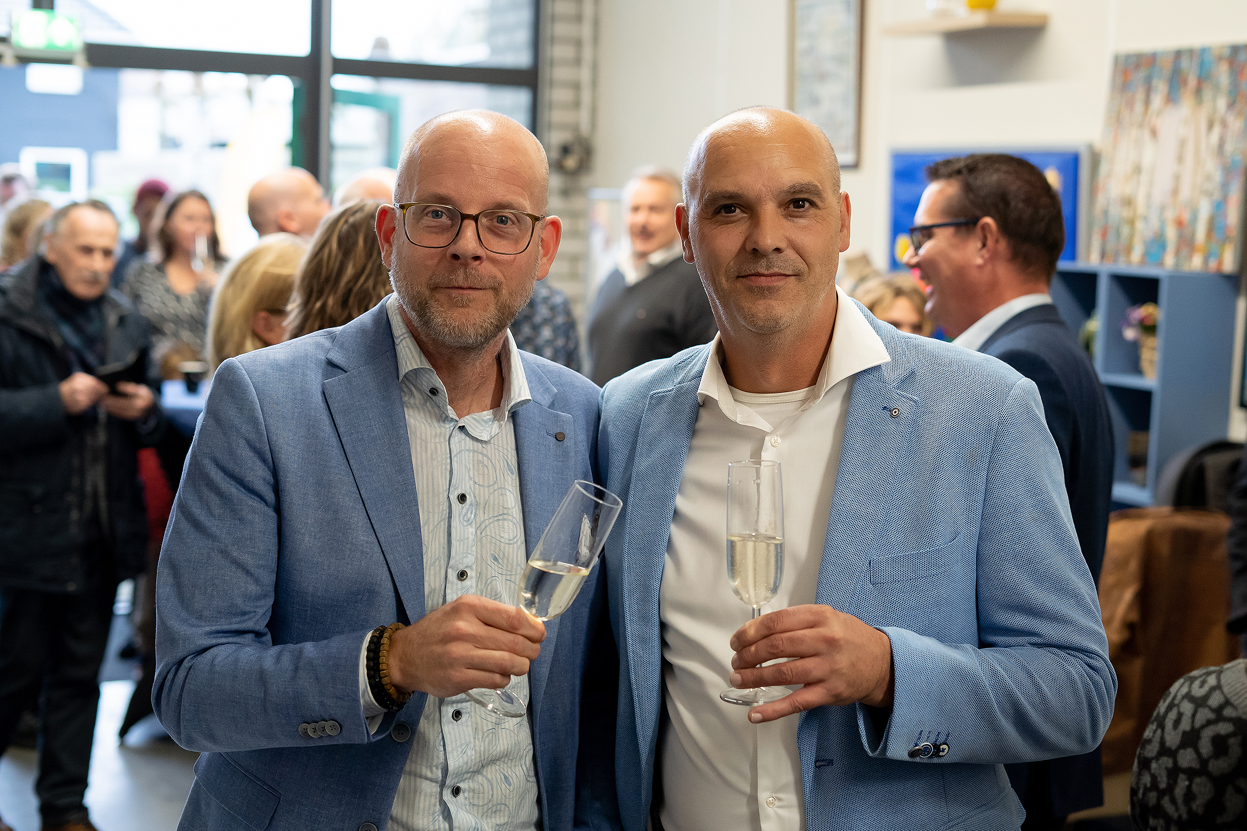 Rutger en Patrick in de winkel Flinstering
