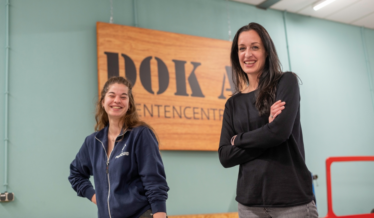  Joyce en collega Esmeralda in Dok A
