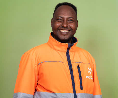 Rashid Mohamed Mohamud, werknemer groenvoorziening MidZuid