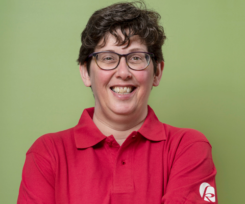 Denise Peemen, werkt via MidZuid als schoonmaakster bij De Kroes